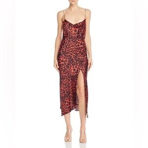 BEC & BRIDGE SHES A MANIAC MIDI DRESS SIZE 8